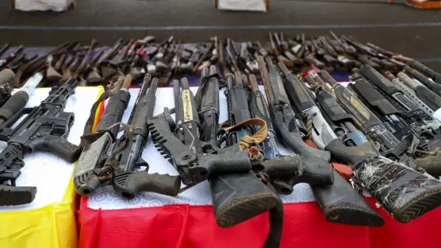 As of 2025 2.3 million weapons were in the hands of civilians according to small arms commission data