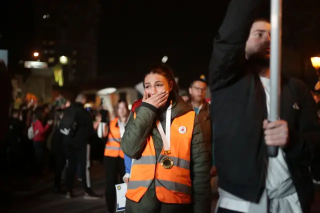 Studentkinja na dočeku u Novom Pazaru