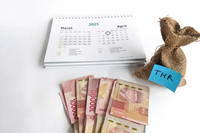 Ilustrasi THR Lebaran 2025.