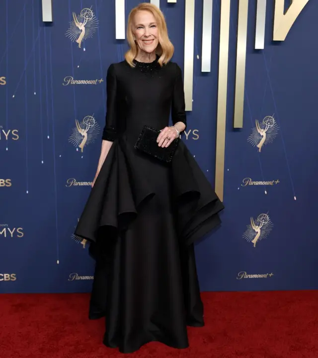 Glumica Ketrin O'Hara u crnoj haljini