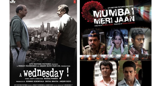  'ए वेनस्डे' आणि 'मुंबई मेरी जान' सारख्या चित्रपटांची कहाणी मुंबईतल्या 7/11 बॉम्बस्फोटांवर आधारीत होती. (मूव्ही पोस्टर्स)