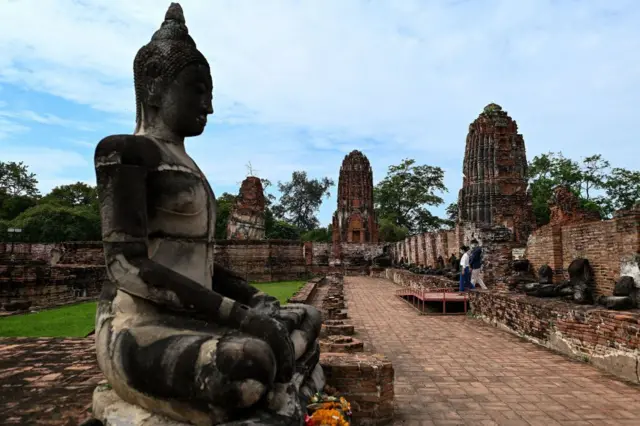 अयुथ्या में गौतम बुद्ध की प्रतिमा