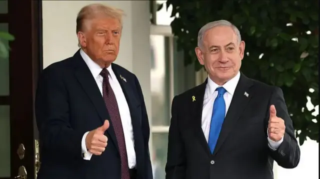 Netanyahu ayaa Aqalka Cad kula kulmay Trump bishii hore
