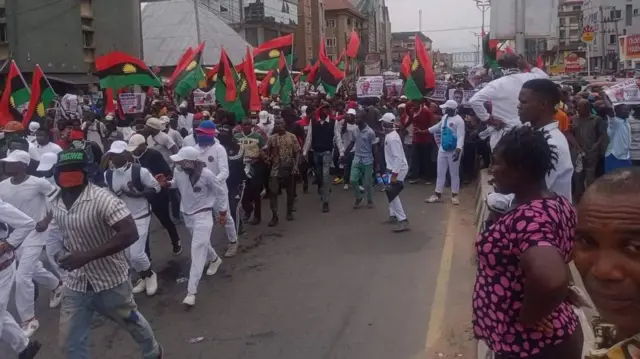 Ndị Ipob na-eme ngagharịiwe