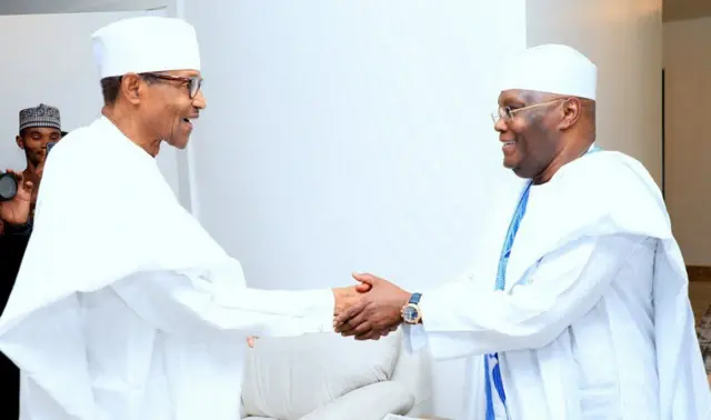 Aworan Atiku ati Buhari