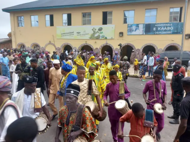 Awọn eeyan nibi ayẹyẹ Iwọpopo nilu Osogbo