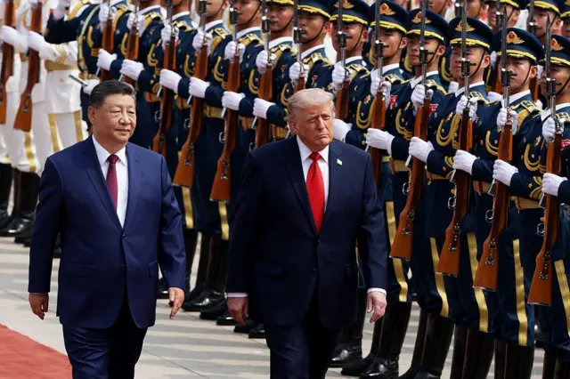Trump dan Xi di Beijing