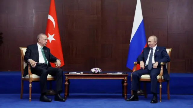 Cumhurbaşkanı Recep Tayyip Erdoğan ve Rusya Devlet Başkanı Vladimir Putin
