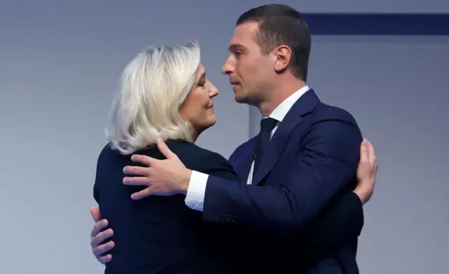 Marine Le Pen et Jordan Bardella