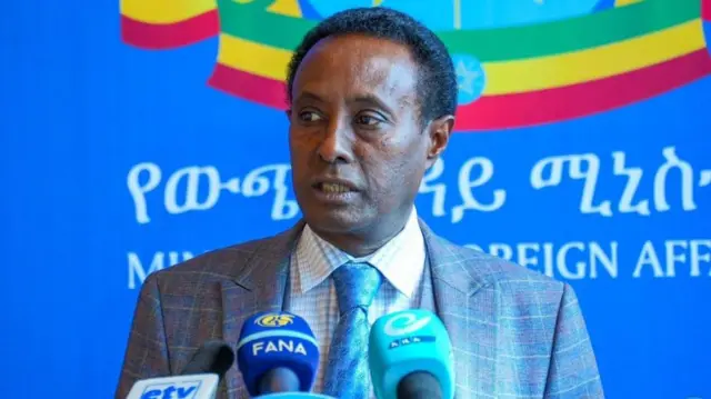 ኣብ ሚኒስቴር ጉዳያት ወፃኢ ዋና ዳይሬክተር ጉዳያት ኣፍሪካ ኣምባሳደር ፍስሃ ሻወል