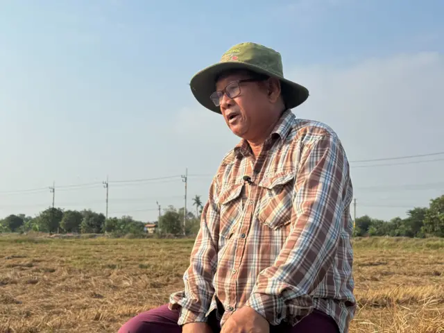 นายสุชาติ เปี่ยมสมบูรณ์ ชาวนาใน อ.เมือง จ.ฉะเชิงเทรา