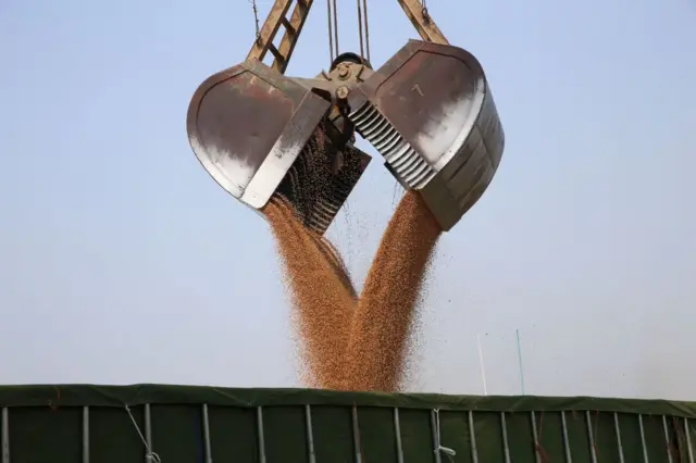 যুক্তরাষ্ট্র থেকে বিপুল পরিমাণে সয়াবিন আমদানি করে চীন। 