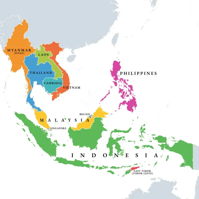 asean map 