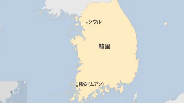 韓国地図