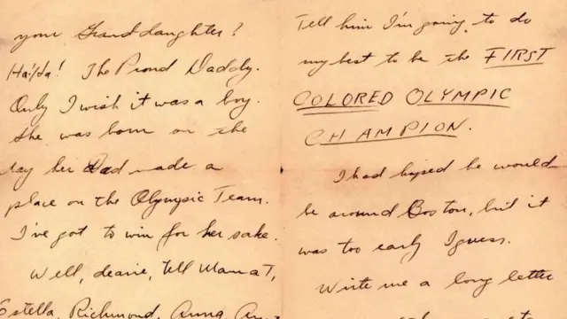 این دانشجوی دانشگاه میشیگان درست پیش از حرکت به سوی پاریس این نامه را در کشتی آمریکایی «آمریکا» به مادرش نوشت 