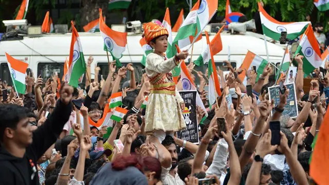 जंतर-मंतर पर हुए विरोध प्रदर्शन के दौरान धर्मेंद्र प्रधान को इस्तीफ़ा देना पड़ा था