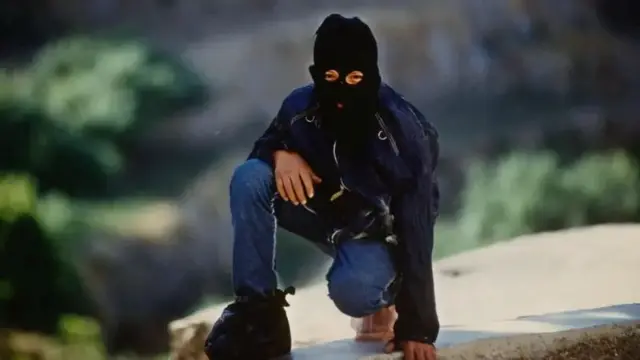 Palestinski borac sa maskom
