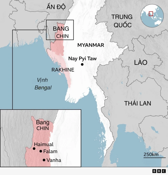 Bản đồ Myanmar 