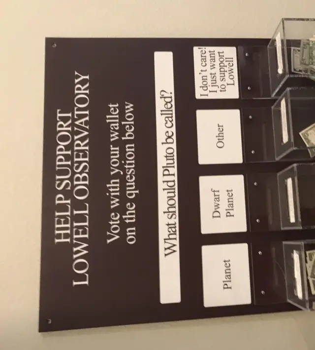 لوول آبزرویٹری کے مہمان پلوٹو کے بارے میں اپنے خیالات کا اظہار کر سکتے ہیں