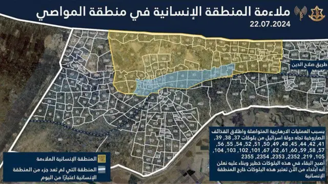 ملاءمة المنطقة الإنسانية في المواصي