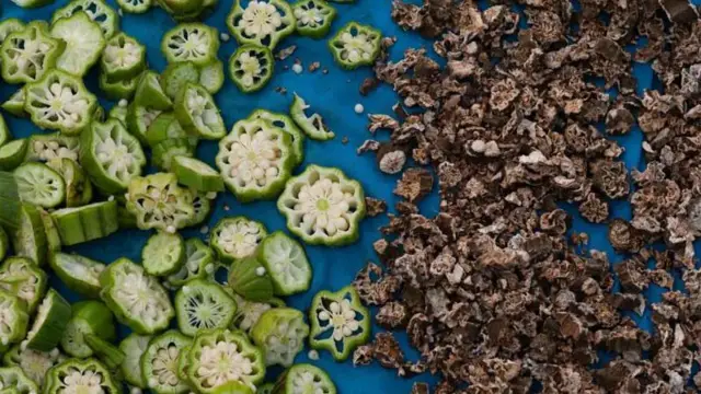 Enwere ike iri okra na ndụ maọbụ kpọọ ya n'anwụ