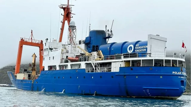 Une photo du navire d'expédition Polar Prince