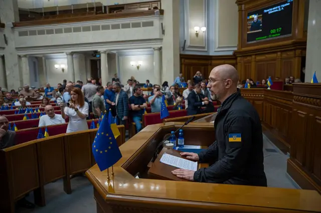 Денис Шмигаль у Верховній Раді