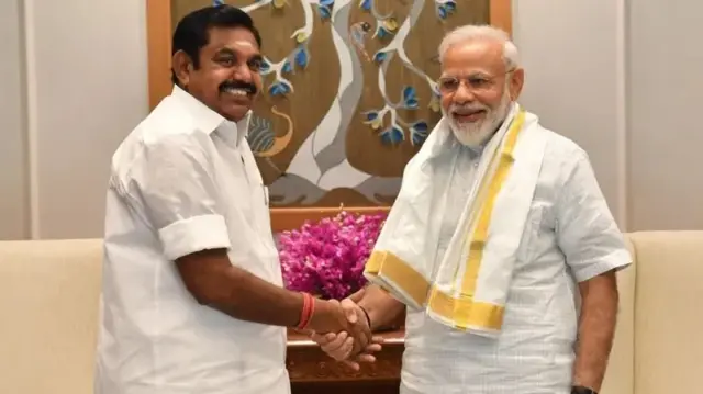 அதிமுக - பாஜக, எடப்பாடி பழனிசாமி, அமித் ஷா, மோதி 