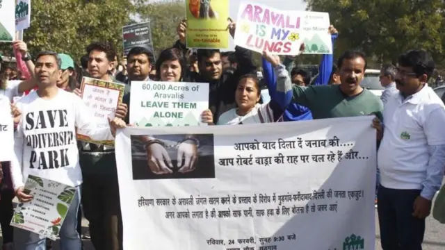  अरवली पर्वतरांगांना वाचवण्यासाठी रस्त्यावर उतरले होते. (फाइल फोटो)