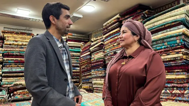 سید عبد الله نظامي او زینب بادغیسي د مرکې پر وخت