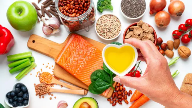 مكونات غذائية موصى بها لنظام غذائي متوازن وللعناية بصحة القلب