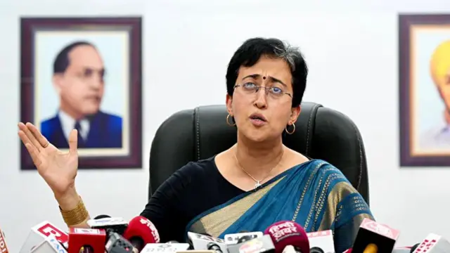 दिल्ली की मुख्यमंत्री आतिशी 