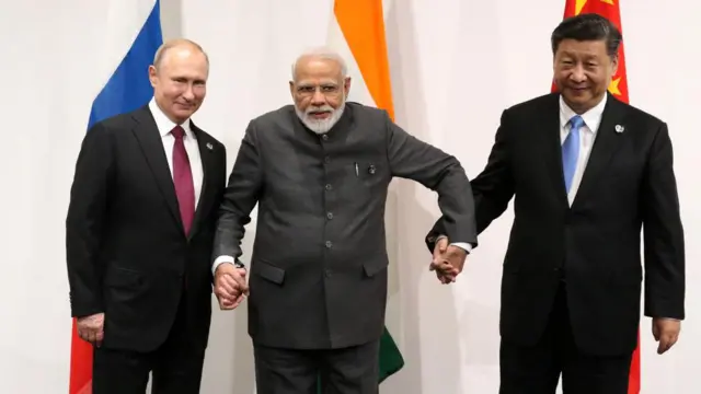 चीन, रूस और भारत