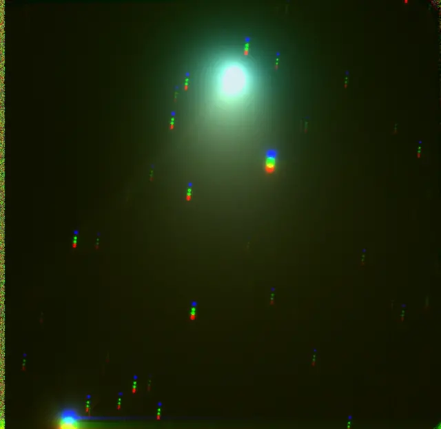 ग्रीन कॉमेटचा हिमालयन चंद्रा टेलिस्कोपनं टिपलेला फोटो