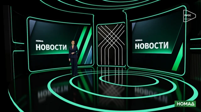 "Номад ТВнын" студиясы жергиликтүү телеканалдарга салыштырмалуу жогорку сапаттагы технология менен жабдылган
