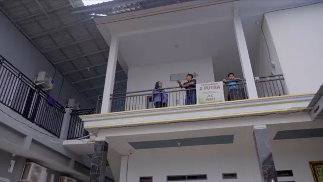 Penginapan11 pintu milik Budi di Kecamatan Sepaku, Penajam Paser Utara