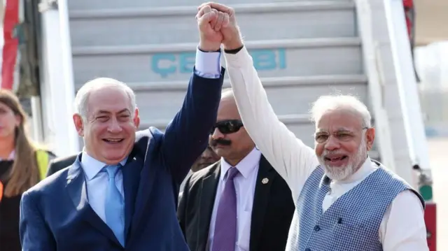 இந்தியா, இஸ்ரேல், இரான், இராக், மத்திய கிழக்கு
