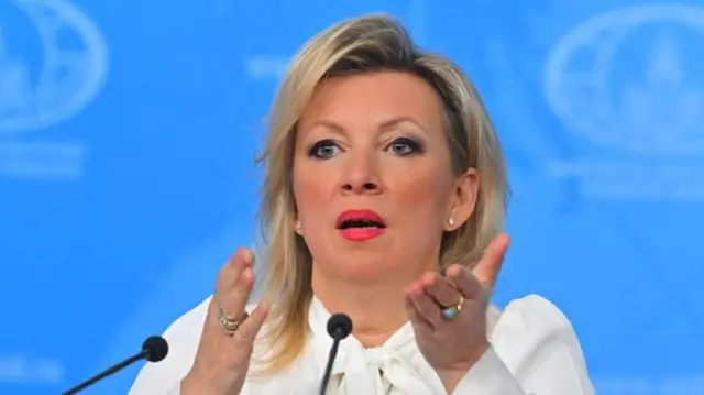 रशियन परराष्ट्र मंत्रालयाच्या प्रवक्त्या मारिया झाखारोवा