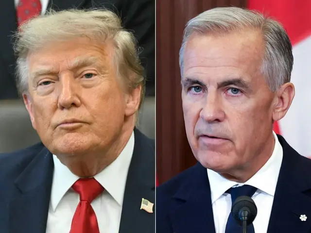 Ông Trump và ông Carney 