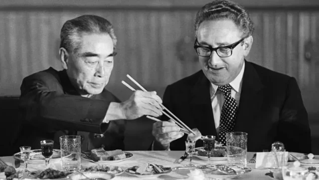 ہنری کسنجر اور چینی وزیرِ اعظم چو این لائی