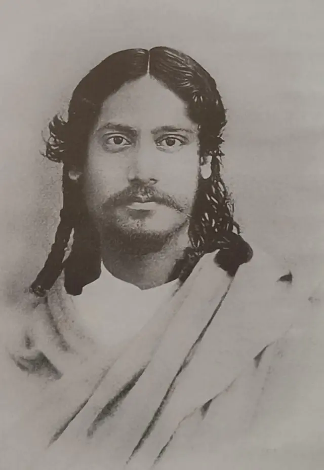 રવીન્દ્રનાથ ટાગોરની યુવાન વયની એક તસવીર
