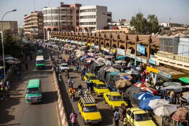 မာလီမြို့တော် ဘမာကို မြင်ကွင်း