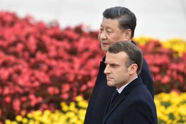 Ông Macron lần cuối cùng đến Bắc Kinh gặp ông Tập là vào năm 2019, trước khi đại dịch Covid bùng phát