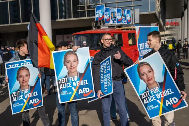 Partidarios jóvenes de AfD