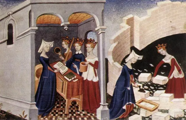 Ilustração medieval do livro ‘A Cidade das Mulheres’