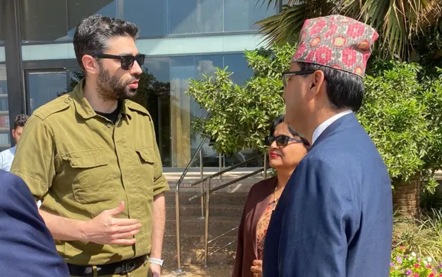 इजरेलमा मन्त्री साउद