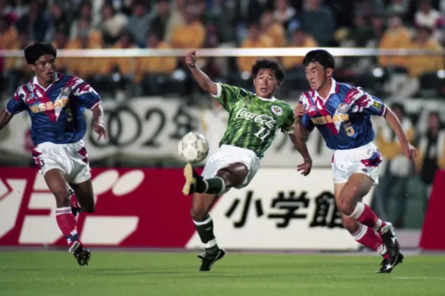 Jogo da J. League em 1993
