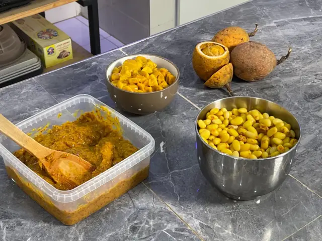 Préparation d'une recette à base de madd