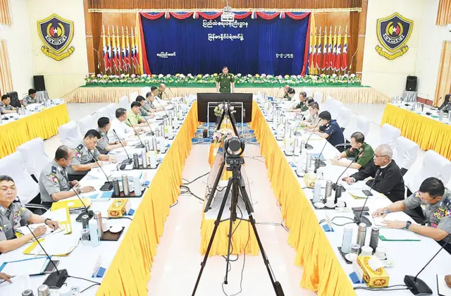စက်တင်ဘာ ၅ ရက်က နေပြည်တော်မှာပြုလုပ်တဲ့ ပါတီစုံဒီမိုကရေစီအထွေထွေရွေးကောက်ပွဲကာလ လုံခြုံရေးဆိုင်ရာကြီးကြပ်မှုဗဟိုကော်မတီအစည်းအဝေး