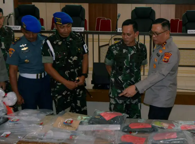 Lampung, Way Kanan, polisi, TNI, judi sabung ayam